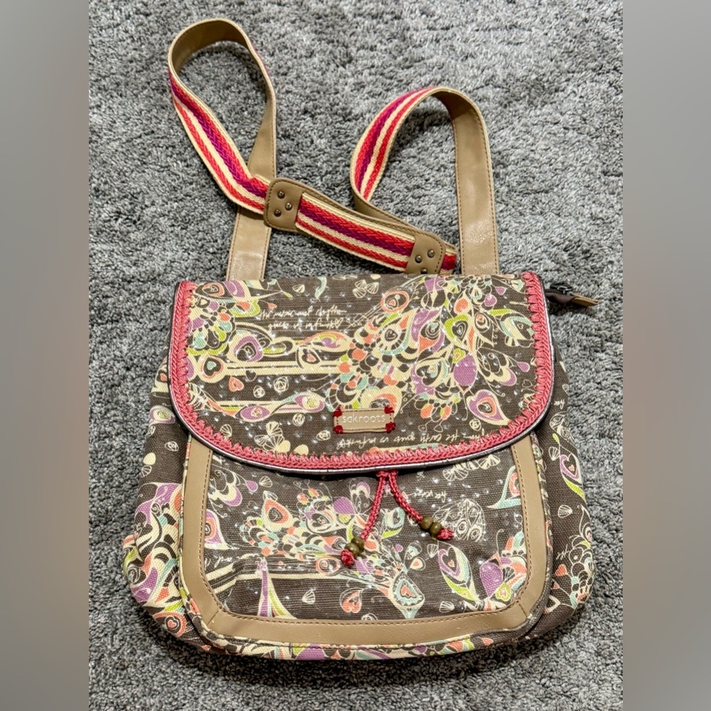 New! Sakroots Artist Circle Convertible Backpack-"Desert Spirit"